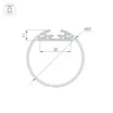 Профиль SL-ROUND-D60-2000 ANOD (Arlight, Алюминий)